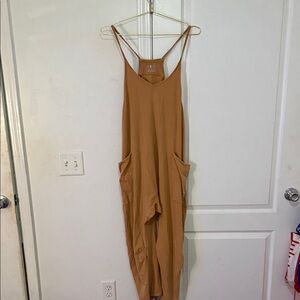 FP Movement by Free People Camel Jumpsuit